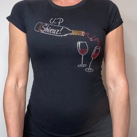 T-Shirt, Black, Shiraz-Up - Picture 3 of 4